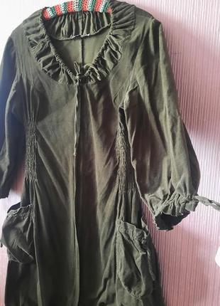 Дизайнерський сюртук пальто в стилі бохо rundholz