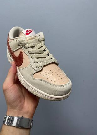 Женские кроссовки найк данк nike sb dunk low terry swoosh7 фото