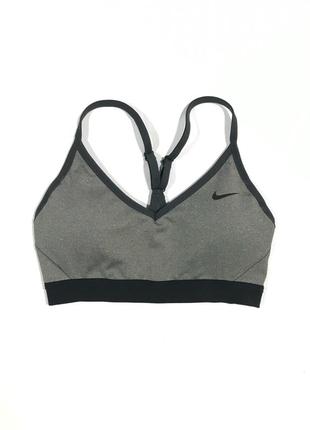 Топ nike pro indy bra топик спортивный бюст бра для спорта тренировок с чашками2 фото