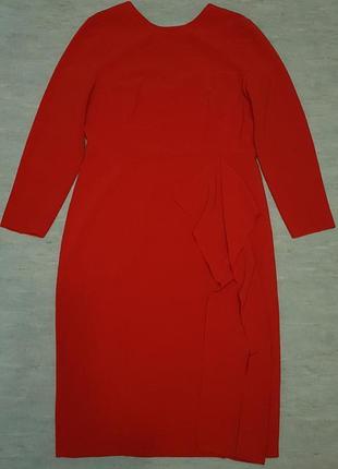 Шикарна червона сукня - футляр від h&m.2 фото