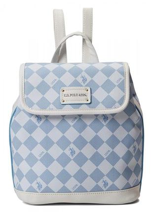 Оригинальный рюкзак u.s. polodiamond signature light blue