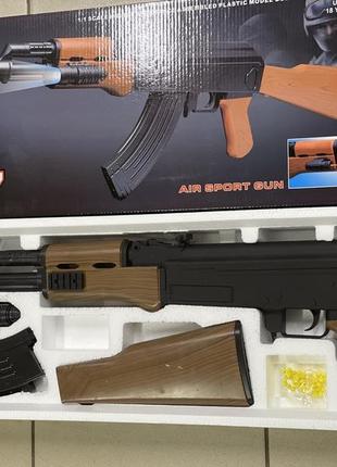 Іграшковий повнорозмірний автомат калашникова р.47 , штурмова гвинтівка1 фото