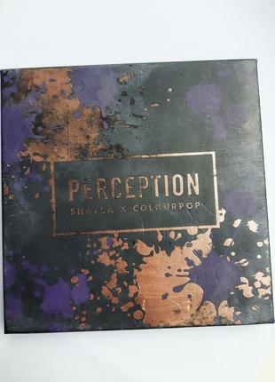 Палітра perception від colourpop  з різноманітною і цікавою гамою притаманною цьому бренду4 фото