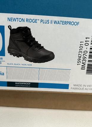 Чоловічі черевики columbia newton ridgetm plus ii waterproof hiking,447 фото