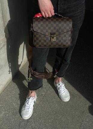 Сумка louis vuitton pochette metis new brown3 фото