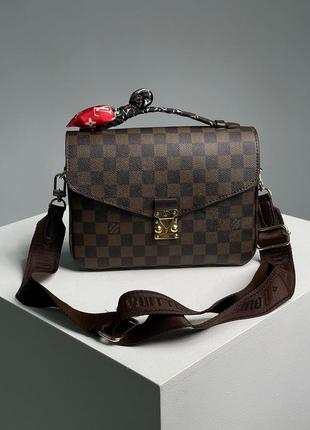 Сумка louis vuitton pochette metis new brown1 фото