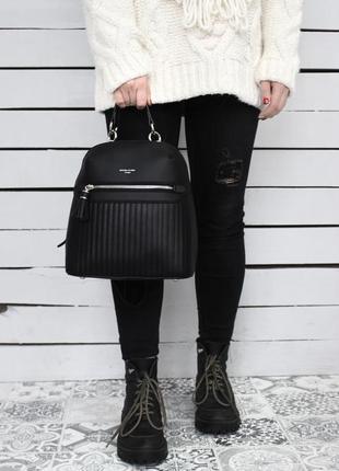 Рюкзак трендовый рюкзачек cross-body кросс боди david jones3 фото