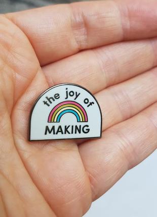 Пін значок the joy of making