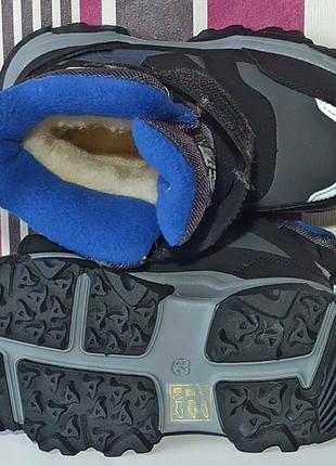 Зимние термоботинки термо ботинки дутики сноубутсы на овчине для мальчика 10717  том 28,29,30,328 фото