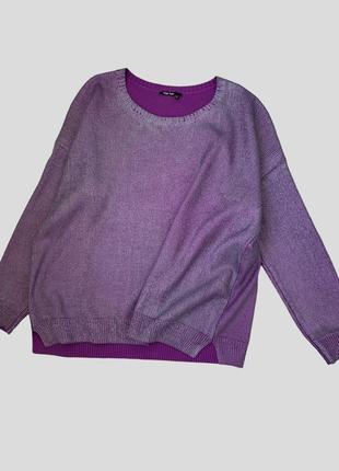 Хлопковый свободный оверсайз свитер джемпер marc aurel свободного прямого кроя5 фото