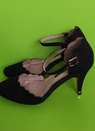 Чёрные туфли босоножки ,dorothy perkins,  6/39