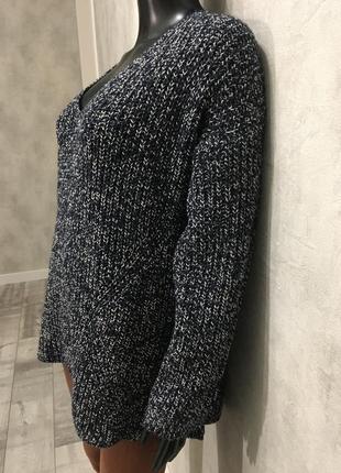 Трендовий оверсайз светр кольчуга від f&f, розмір 10-12, стан нового.4 фото