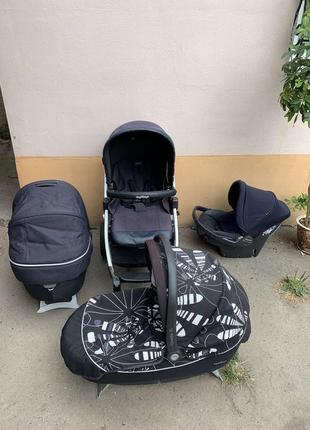Коляска люлька прогулочная автолюлька peg perego 3 в 1