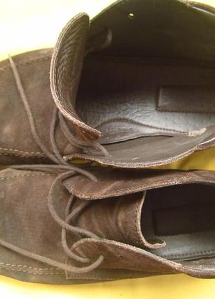 Стильні замшеві черевики geox,р. 41,марокко8 фото