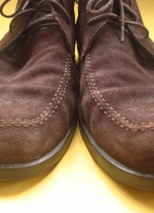 Стильні замшеві черевики geox,р. 41,марокко9 фото