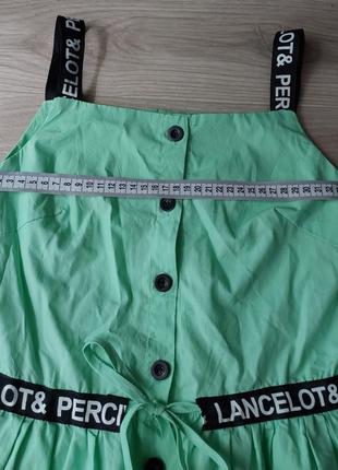 Бірюзове плаття на дівчинку 4