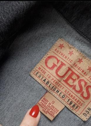 Винтажная джинсовка пиджак guess2 фото