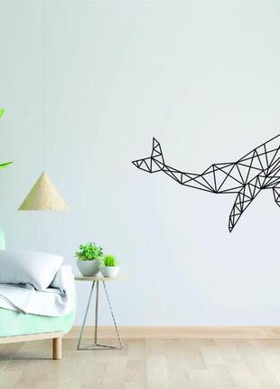 Декоративне настінне панно «кит», декор на стіну4 фото