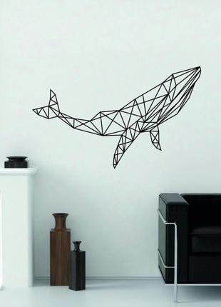 Декоративное настенное панно «кит», декор на стену7 фото
