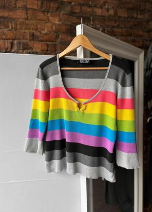 Sonia rykiel women’s striped sweatshirt top жіноча кофта