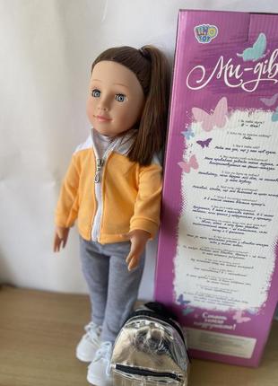 Большая интерактивная кукла "мы-девочки" м 3955-56-58 говорящая, музыкальная видео обзор кукла модница