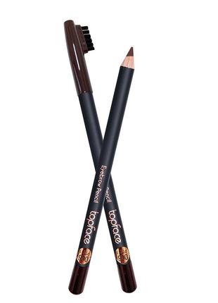 Карандаш для бровей со щеточкой topface "eyebrow pencil" 06