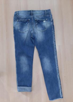 Стильні джинсові подовжені капрі lady n . розмір 30 (l)8 фото