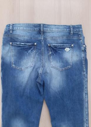 Стильні джинсові подовжені капрі lady n . розмір 30 (l)7 фото