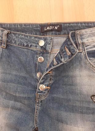 Стильні джинсові подовжені капрі lady n . розмір 30 (l)5 фото