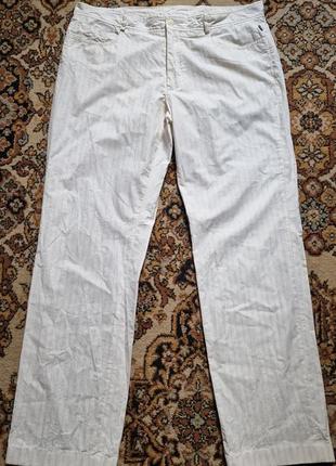 Фірмові легкі літні демісезонні бавовняні брюки mexx, розмір 54(36).