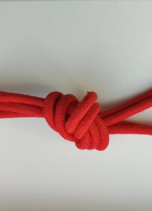 Скакалка для художественной гимнастики ф10мм длина три метра цвет красный1 фото