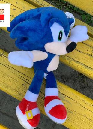 Соник super sonic мягкая игрушка детская герой из мультфильма супер соник, ежик соник бум
