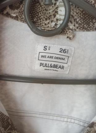 Джинсовая куртка (джинсовка) от pull &amp; bear5 фото