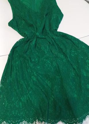 Сетевое зеленое платье 54 56 размер10 фото
