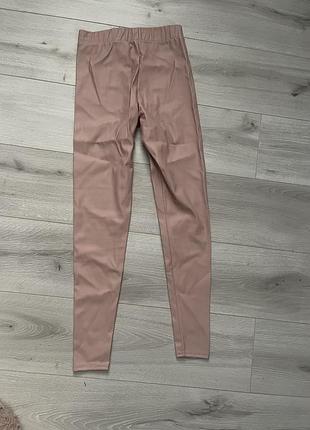 Леггинсы брюки из эко кожи