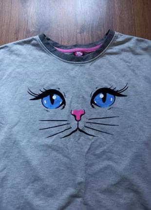 Кофта сіра з котом дитяча 6