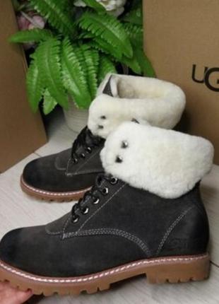 Угги женские ugg australia сапожки коричневые