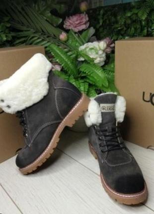 Уггі жіночі ugg australia чобитки коричневі6 фото