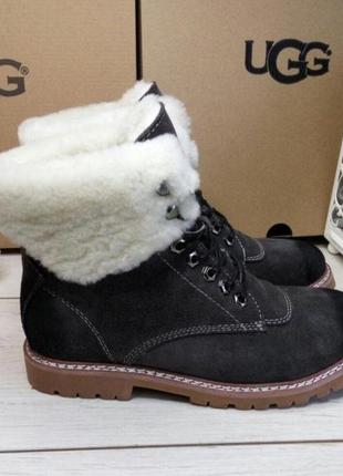 Уггі жіночі ugg australia чобитки коричневі5 фото