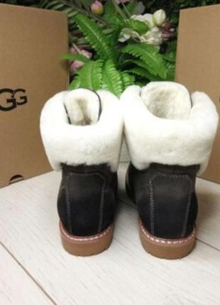 Уггі жіночі ugg australia чобитки коричневі4 фото