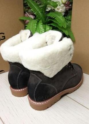 Уггі жіночі ugg australia чобитки коричневі2 фото