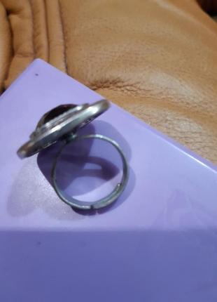 Перстень вінтажний під срібло4 фото