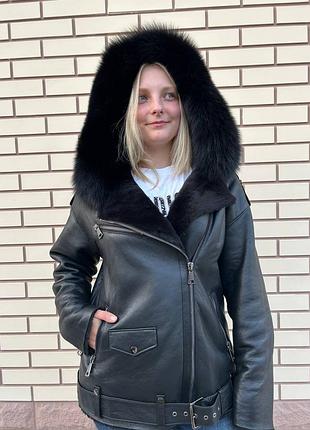 Женская натуральная дублёнка