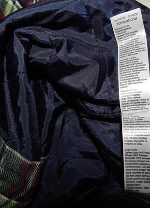 Рубашка плотная фирменная женская с подкладкой topshop oversize ukr 46-50 037tr (только в указанном размере)7 фото