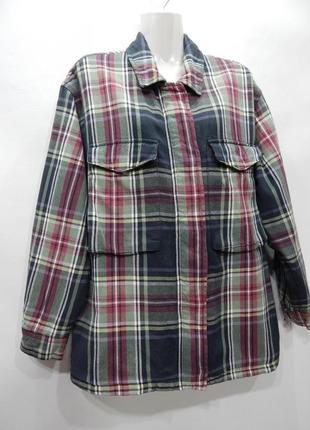 Рубашка плотная фирменная женская с подкладкой topshop oversize ukr 46-50 037tr (только в указанном размере)1 фото