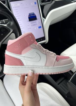 Air jordan 1 retro 1 «&nbsp;digital pink&nbsp;»5 фото