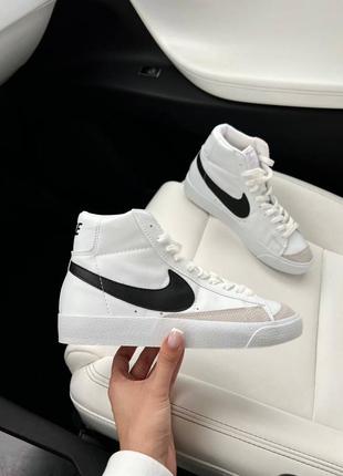 Nike blazer black white 210 фото