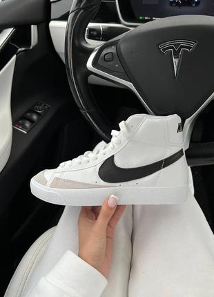 Nike blazer black white 25 фото