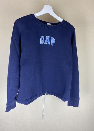 Свитшот - кроп-топ gap из новых коллекций с большим логотипом