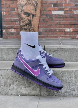 Мужские кроссовки найк nike sb dunk low concepts purple lobster5 фото